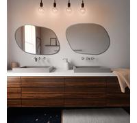 Smartwoods Tiny Border espejo 90x64 cm plata 5903003185642