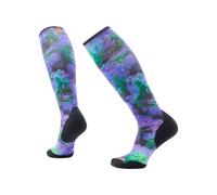 Smartwool - Calcetines de esquí mujer - W Ski Targeted Cushion Electric Lotus Print OTC Socks Black para Mujer - Talla M - Negro Negro M