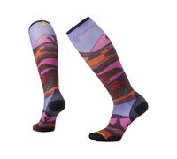 Smartwool - Calcetines de esquí mujer - Women's Ski Zero Cushion Floral Field Pr Picante para Mujer de Lana - Talla M - Púrpura Púrpura M