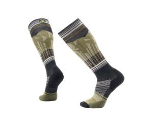 Smartwool - Calcetines de esquí - Ski Targeted Cushion Summit Shot OTC Socks Black de Lana - Talla M - Negro Negro M