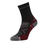 SMARTWOOL Calcetines deportivos 'Hike' gris / antracita / rojo oscuro 39-41,5 EUR