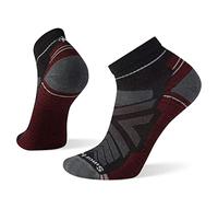 Smartwool Calcetines Tobilleros Acolchados Ligeros de Senderismo, Gris Oscuro, M para Hombre