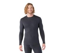Smartwool Men's Classic Thermal Merino Base Layer Crew Tops térmicos, Hombre, Carbón Jaspeado, M