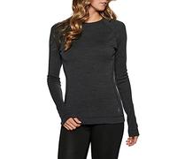 Smartwool Classic Thermal Merino Capa de Base Superior para Mujer Charcoal Heather XS