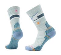 Smartwool Hike Light Cushion Hoo Who Crew Calcetines, Frosty Green, M para Mujer