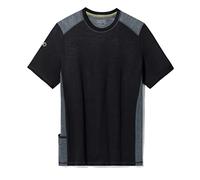 Smartwool Men's Tech tee Camiseta técnica Active Ultralite para Hombre, Negro, L