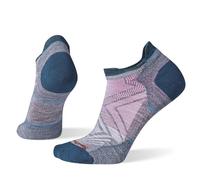 Smartwool Mujer Calcetines Tobilleros Run Zero Cushion, Gris Medio, S