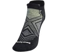 Smartwool Cushion Low Ankle Socks Calcetines Tobilleros Bajos con amortiguación Run Zero, Unisex Adulto, Negro, L