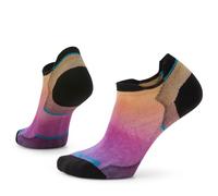 Smartwool Women's Run Zero Cushion Ombre Print Low Ankle Socks, Calcetines tobilleros bajos con estampado degradado Run Zero Cushion para mujer Mujer, Tandoori Orange,