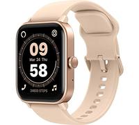 SMARTY2.0 - Smartwatch SW038B - Color Rosa - Asistente de Voz Alexa integrada, Llamadas Bluetooth, 14 Modos Deportivos, Pantalla de 1,8" - Correa de Silicona - Dimensiones 46,5 x 40,5 x 13 mm, Rosa,