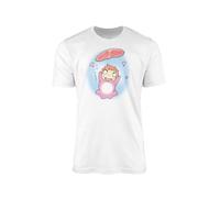 SMARTYPANTS Ponyo & Ham Studio Ghibli - Camiseta inspirada en la película de animación para niños y adultos, blanco, 33-34
