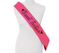 SMARTYPANTS Sweet Sixteen 16 Birthday Girl Party Hot PinkParty Celebration Sash
