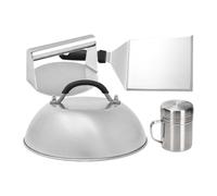 Smash Burger Press Kit, 4 Piece Meat Press Dome, Barbecue Patty Tool