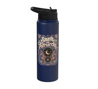 Smash The Patriarchy Derechos De La Mujer Feminismo Stainless Steel Insulated Water Bottle