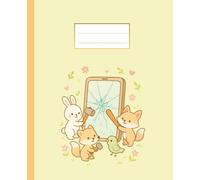 Smash the Phone - Cute Animal Dot Grid Composition Notebook: 10 Pages | 7.5 x 9.25 in | Anti-Phone Addiction Notebook for Students & Creatives