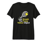 Smash The Yellow Object Jugador de Tenis Camiseta Premium