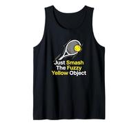 Smash The Yellow Object Jugador de Tenis Camiseta sin Mangas