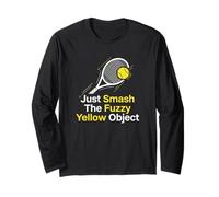 Smash The Yellow Object Jugador de Tenis Manga Larga
