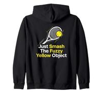 Smash The Yellow Object Jugador de Tenis Sudadera con Capucha