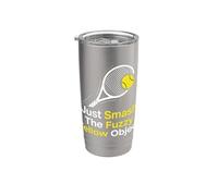 Smash The Yellow Object Jugador de tenis Vaso térmico de acero inoxidable de doble pared