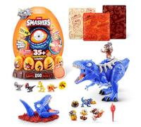 Smashers Dino Egg Hunt de ZURU, Dinosaurio Luminoso Que escupe Fuego, Juguete Coleccionable para niños/as y para niño (Giganotosaurus)