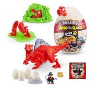 ZURU SMASHERS 7487B Smashers Dino Island Surprise Mega Egg, Spinosaurus, Juguete Coleccionable, Kit de Explorador, Limo de Dinosaurio