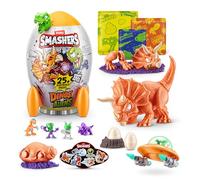 Smashers Dino vs Aliens Medium de ZURU, Huevo de Juguete aplastable para niños (Triceratops)
