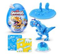Smashers Mega Jurassic Light Up Ice Age Huevo (T-Rex) de ZURU - Juguete de Dinosaurio Rompible con más de 6 Sorpresas, Slime y Slime de Cubitos de Hielo, Dino Luminoso para Niños de 3+