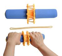 smashing Barra muñeca | Fuerza Ajustable Twist Grip Flexbar Fortalecedor Agarre Mano,Barras para ejercitar la Mano con Bandas Goma para Fortalecer el Agarre la Mano