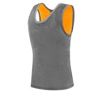 smashing Chaleco térmico para hombre, de terciopelo de doble cara, para invierno, transpirable, cálido, térmico, de invierno, con forro polar, sin mangas