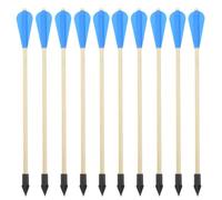 SMASOLO 10 Flechas Olla de Madera y Caucho, 33 Cm, 10 Piezas, Juego Divertido Actividades al Aire Libre, Juguete de Flechas Seguro y Resistente