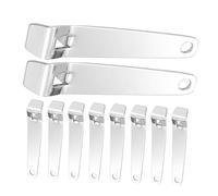 SMASOLO 10 piezas Abridor de de Acero Inoxidable de Seguro sin Bordes para Botellas de Solución Oral y Líquido Vial Herramienta Versátil para Abrir Envases Pequeños