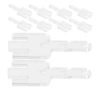 SMASOLO 10 Piezas Adaptadores Precisión para Control de Hilo Compatibles con Addi King y Express Facilitando y Suave