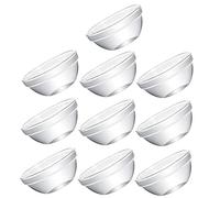 SMASOLO 10 Piezas Cuencos de Vidrio Resistentes al Calor Pequeños para Postres Gelatina Ensaladas Apilables y Aptos para Uso Hogar y Restauración