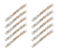 SMASOLO 10 Rollos de Mezuzá Kosher 7,5 X 1 Cm Pergamino Hebreo de Bendición Bíblica para Decoración de Casas Israelíes y Señal de Bendición del Hogar Judío