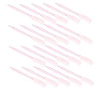 SMASOLO 100 Piezas Mini Eyelash Comb And Eyebrow Brush Portable Small Plastic Makeup Separator Tool For Women