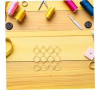 SMASOLO 100 Piezas Mini Open Back Bezel Charms Zinc Alloy Round Frames For Uv Resin Jewelry Making Diy Bracelets Necklaces Earrings Crafting