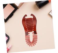 SMASOLO 10piezas Horquillas Coreanas Pinza De Plátano Pinzas De Plátano Para Mujer Estilo Banana Herramientas De De Plástico Para Mujer Forma De De Pez y Soporte Vertical