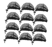 SMASOLO 12 Piezas Redecilla de Moño Invisible de Elasticidad para Mujer de Accesorios para Danzar Niñas y Enfermeras y Duradero