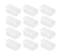 SMASOLO 12 Platos de Pesaje de Plástico 250 Ml Grandes, Bandejas de Medición para Laboratorio y Cocina, Ligeros, Portátiles Superficie Lisa, Ideales para Experimentos Científicos