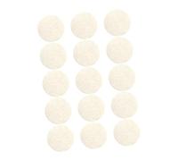 SMASOLO 15 piezas Pads Exfoliantes Faciales de Lufa Natural para Limpieza Profunda Suave y Cuidado Diario Almohadillas Redondas de Suaves y Eficaces para Sensible Viaje y Casa