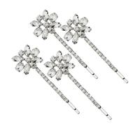 SMASOLO 2 Pasadores de Pelo con Flores de Brillantes Horquillas de Novia para Mujer de Accesorios Delicados para Bodas y Fiestas