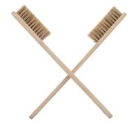 SMASOLO 2 Piezas 2 Cepillos para Escalada y Búlder Mango de Madera, Cepillo de Nylon Resistente para Limpieza de Presas, Herramienta para Mejorar Agarre en Escalada en Roca, Uso Interior y