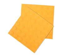 SMASOLO 2 Piezas Baldosas Táctiles de Pavimento PVC Sensoriales para Orientación Segura Interiores Diseño Naranja Sólido