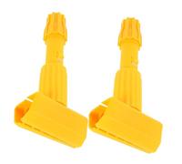 SMASOLO 2 Piezas Clips para Cabezal de Fregona de Abrazaderas Desmontables para Recambio de Mango Clips Resistentes para Compatibles con Mopas Comerciales y Domésticas