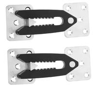 SMASOLO 2 Piezas Conectores Seccionales para Sofá Clips Resistentes Antióxido Soporte Estable para Muebles Fijación Práctica para Asientos Modulares