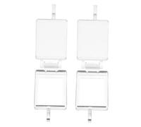 SMASOLO 2 piezas Cubierta Protectora Transparente para Interruptor de Palanca con Adhesivo Doble Cara Protector Antideslizante para Botón Fácil Instalación