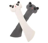 SMASOLO 2 Piezas Cucharas para Comida de Gatos y Abrelatas para Mascotas 2 Piezas Espátula de Silicona Ergonómica para Latas Pequeñas y Medianas Utensilios de Alimentación para Gatos y