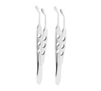 SMASOLO 2 Piezas Pinzas Inoxidable para Masaje de Glándulas de Meibomian Exprimidor Ergonómico Herramienta Facial para Cuidado Ocular de Unidades Portátil y Duradero