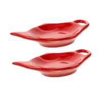 SMASOLO 2 Piezas Platos de Cerámica para Bolsitas de Té con Diseño de Tetera Soporte Decorativo para Almacenamiento de Infusiones para Casa Restaurantes y Cafeterías Resistente y